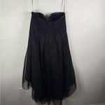 Elliatt  Elysian Black Strapless Mesh Overlay Dress Photo 4