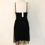 Francesca's Pleated Strappy Black Formal Dress Photo 1