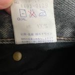 Edwin Something Ones Japan Black High Rise Tapered Jeans Raw Hem Size 68 / US 27 Photo 6