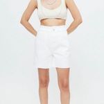 BDG Paperbag Bermuda Short - White Denim NWT Photo 2
