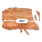 American Eagle tied crop top size L Photo 4