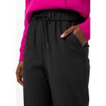 Lululemon Keep Moving Ankle Jogger Pant size 4 Black High Rise Drawstring Photo 2