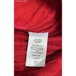 Talbots Red Cherry Round Neck Cable Knit Long Sleeve Sweater - Size L Photo 4