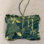 ZARA  Teal and Yellow Patterned Top Photo 1