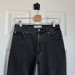 Abercrombie & Fitch The Mom High Rise Curve Love Jeans in Black Size 25/0 Long Photo 9