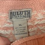 Duluth trading Co women's size XL fair isle wool Cozy Pink Turtleneck Sweater Photo 1