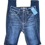 Hollister  NWT womens 00 Short dark wash HIGH-RISE ADVANCED STRETCH Jean Leggings Photo 0