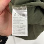 Paper Crane Large Green Short Sleeve Collared Button Down Shirt Dress w/Pockets Photo 6