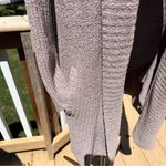 Barefoot Dreams  Women’s Long Beige Chenille Open Cardigan w Pockets Size M Photo 2