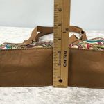 Y2k paisley shoulder handbag purse cotton & linen blend Photo 4