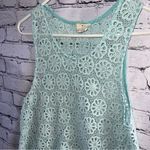 Urban Outfitters Pins and Needles Light Blue Crotchet Sleeveless Tank Size Large Photo 1