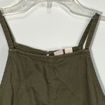 Melrose and Market Women's Keyhole Back Halter Neck Tank Top Olive Green Small Photo 4