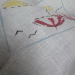 John Paul Richard Tropical Pure Linen Skirt Sz 14 Leaves Hibiscus Beach Umbrella Photo 11