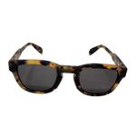 Alexander McQueen AM0047S-002 Travel Sunglasses Tortoiseshell Brown Havana Grey Photo 1