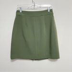Banana Republic  Olive Green Crepe Military Skirt Size 4 Photo 2