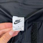 Nike NWT Black Faux Fur High Rise Loose Fit Pants Size Medium Photo 5