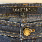 Lafayette 148 Bootcut Straight Leg Jeans Dark Wash Size 16 w/ 29” Inseam Trouser Photo 4