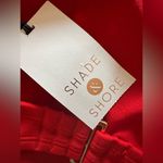 Shade & Shore  Red Tank Bikini Top S NWT Photo 2