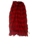 Tucker + Tate  Red Buffalo Plaid Soft Scarf  NWT 19”x76” 80% Acrylic 20% polyester Photo 2