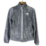 The North Face  Fuzzy Full Zip Jacket Womens S Gray Casual Relaxed Gorpcore Photo 1