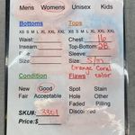 L.L.Bean Sweater Women's S/M Orange Coral Long Sleeve Shawl Collar Open Front Photo 9