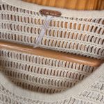 Free People Cream Open Knit Short Sleeve Sweater Boho Crochet Top White Size L Photo 1