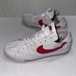 Nike  Court Legacy Shoes Womens 9.5 White Pink Canvas Low Top Sneakers CZ0294-102 Photo 7