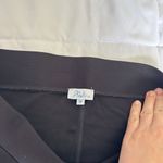 Abbeline  Womens Medium Black Leggings Faux Leather Side Panel Office Business Photo 1