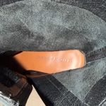 Lucky Brand  Black Suede Heeled Boots, Size 6 Photo 4