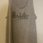 ⭐️Love & Cherish gray bride Tank Top size medium Photo 0