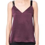 Cami NYC Diana Embellished Silk Tank Top Burgundy Slip Top Women’s Size Small Photo 9
