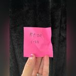 Kathie Lee Collection VTG KATHIE LEE Faux Fur Front Zip Black Knit Medium Sweater Teddy Size S M Photo 6