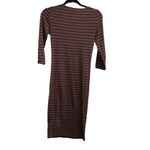 Cotton On  Brown With Black Striped Bodycon Style Dress Size XS Photo 1