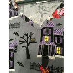 Disney  Women's Graphic Scrub Uniform Top Nurse Medical Halloween Size Small Photo 2