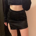 SheIn Black Floral Skirt Photo 1