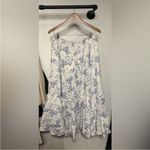 House Of CB Aitana Blue Print Midi Skirt Photo 7