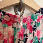 Joie  Floral Silk Romper Photo 10