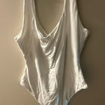 Naked Wardrobe  white square neck bodysuit Photo 0