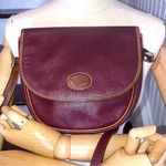 Gucci PLUS Tumbled Wine Leather Crossbody Tote Messenger Bag Vintage Near Mint Photo 0