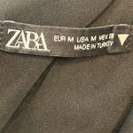 ZARA  Whimsigoth dark fairy dolman sleeve voluminous cinched waist chic dress M Photo 7