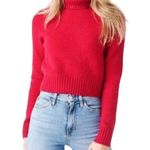 RE/DONE REDONE Red Turtleneck Sweater Women’s Red Size Small Photo 0