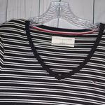 Tommy Hilfiger  black and white striped short sleeve dress Photo 6