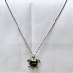 Sea Turtle Charm Necklace Silver Photo 1