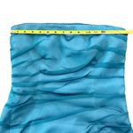 Kay Unger Strapless Ruched Column Dress Size 6 — Y2K Whimsy Meets‎ Modern Grace Blue Photo 7