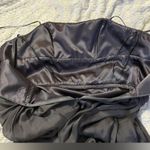 ABS Allen Schwartz Gray Evening Gown Size 6 Mardi Gras Balls Dance Prom Formal Photo 3