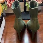 Steve Madden Candid Knit Booties.
Stylish Green Peep-Toe Ankle Boots Photo 7