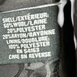 Guess  Womens Large Dark Gray Wool Blend Lined Collared Fitted Pea Coat Photo 11