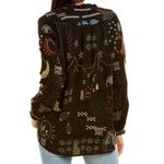 Johnny Was  Biya Picassa heavily embroidered blouse NWT RARE Photo 1