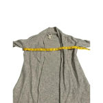 White + Warren 100% Cashmere Open Front Classic Minimalist ‎ Gray Cardigan Large Size M Photo 2