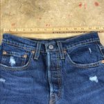 Levi's  Dark Blue 501s Skinny Jeans 
Size: 26 Photo 6